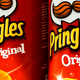 Pringles cans on shelves